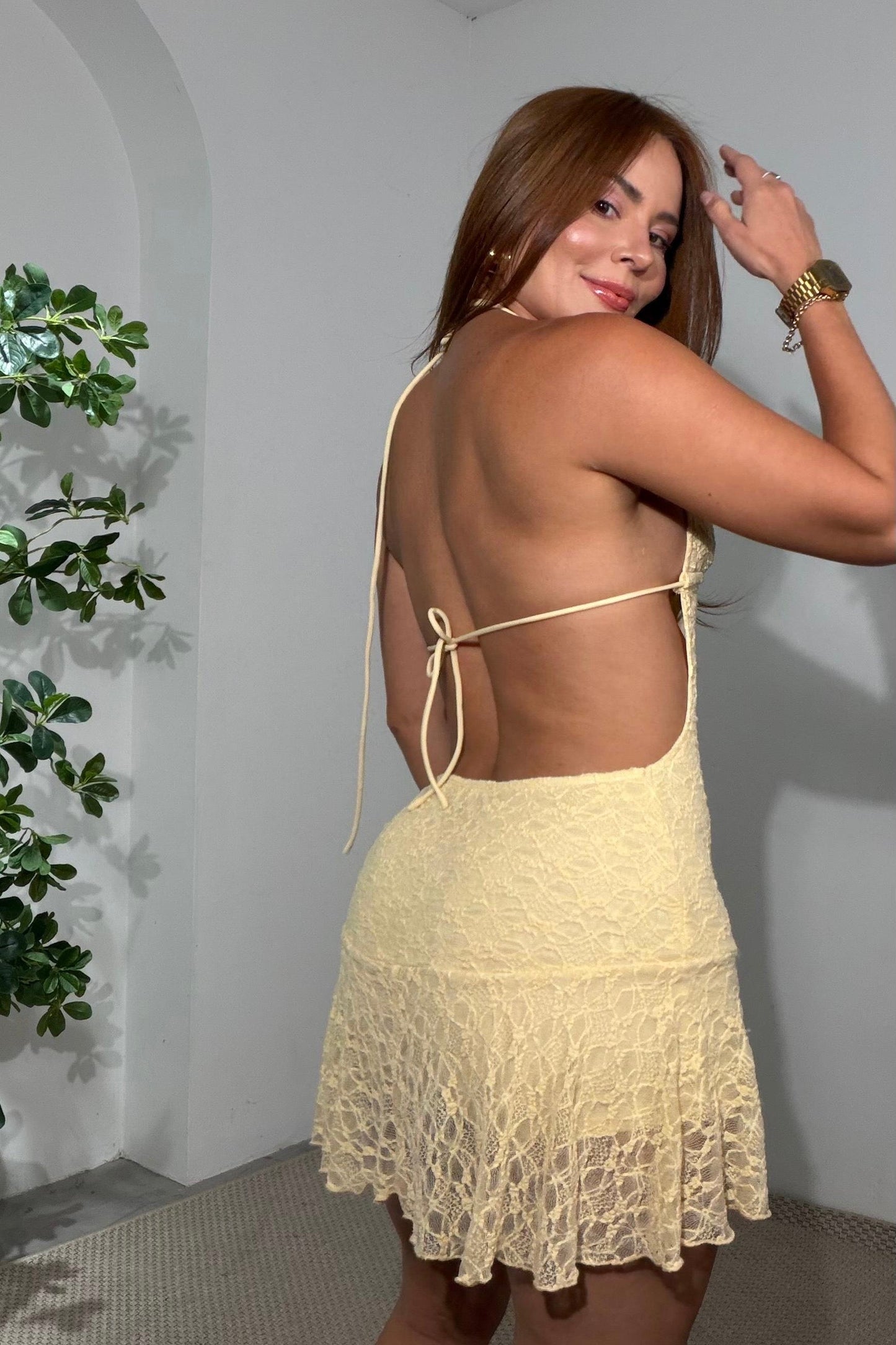 Classique Dress Mantequilla