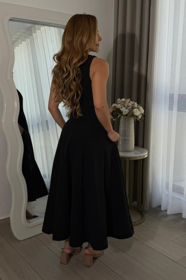 Sage Maxi Dres Negro