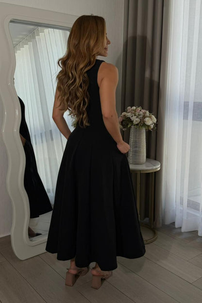 Sage Maxi Dres Negro