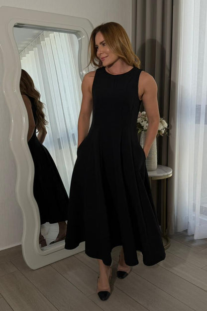 Sage Maxi Dres Negro