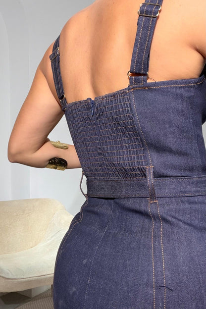 Maxi Vestido Denim