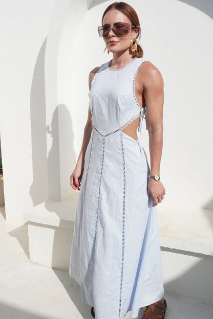 Aydee Maxi Dres Azul