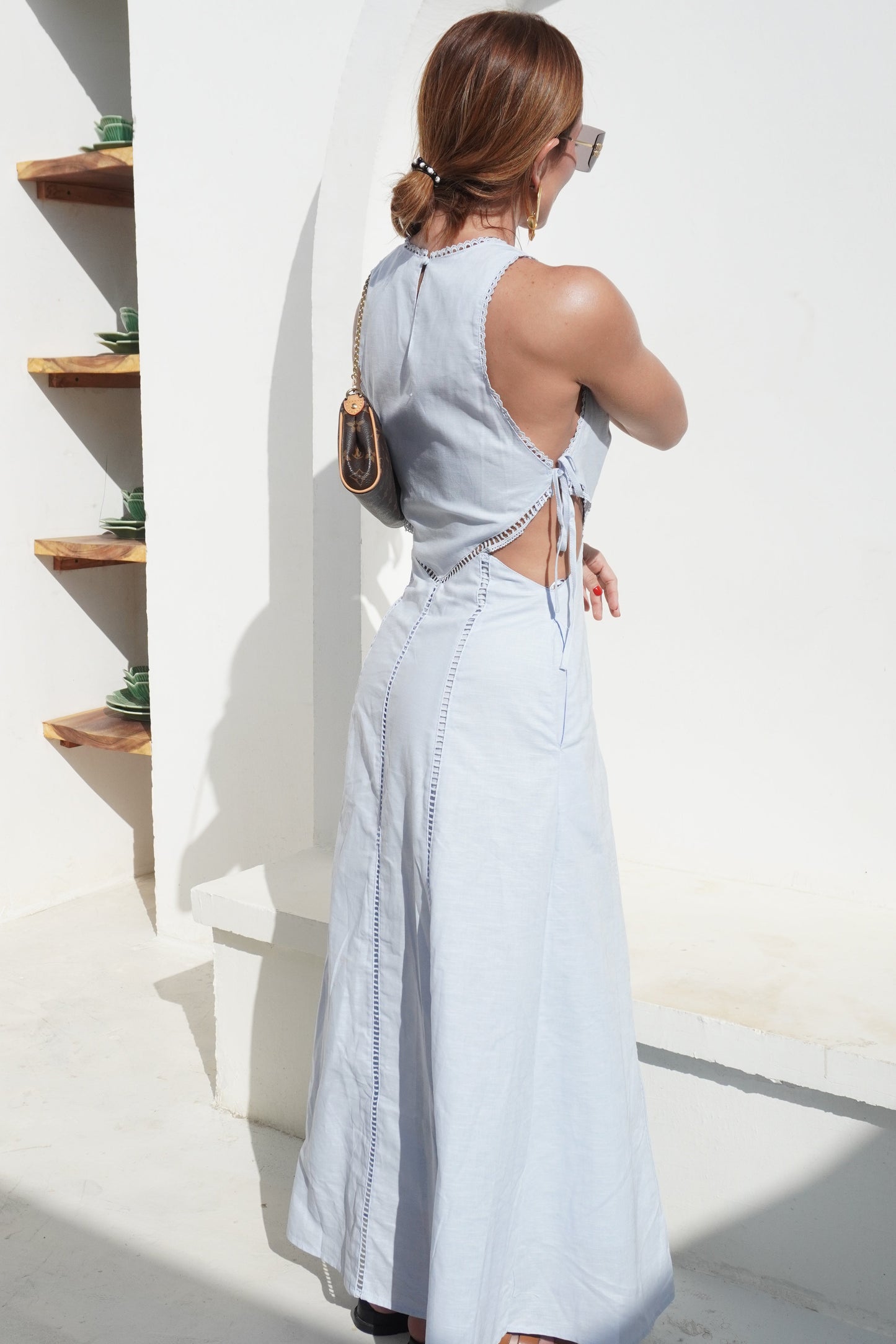 Aydee Maxi Dres Azul
