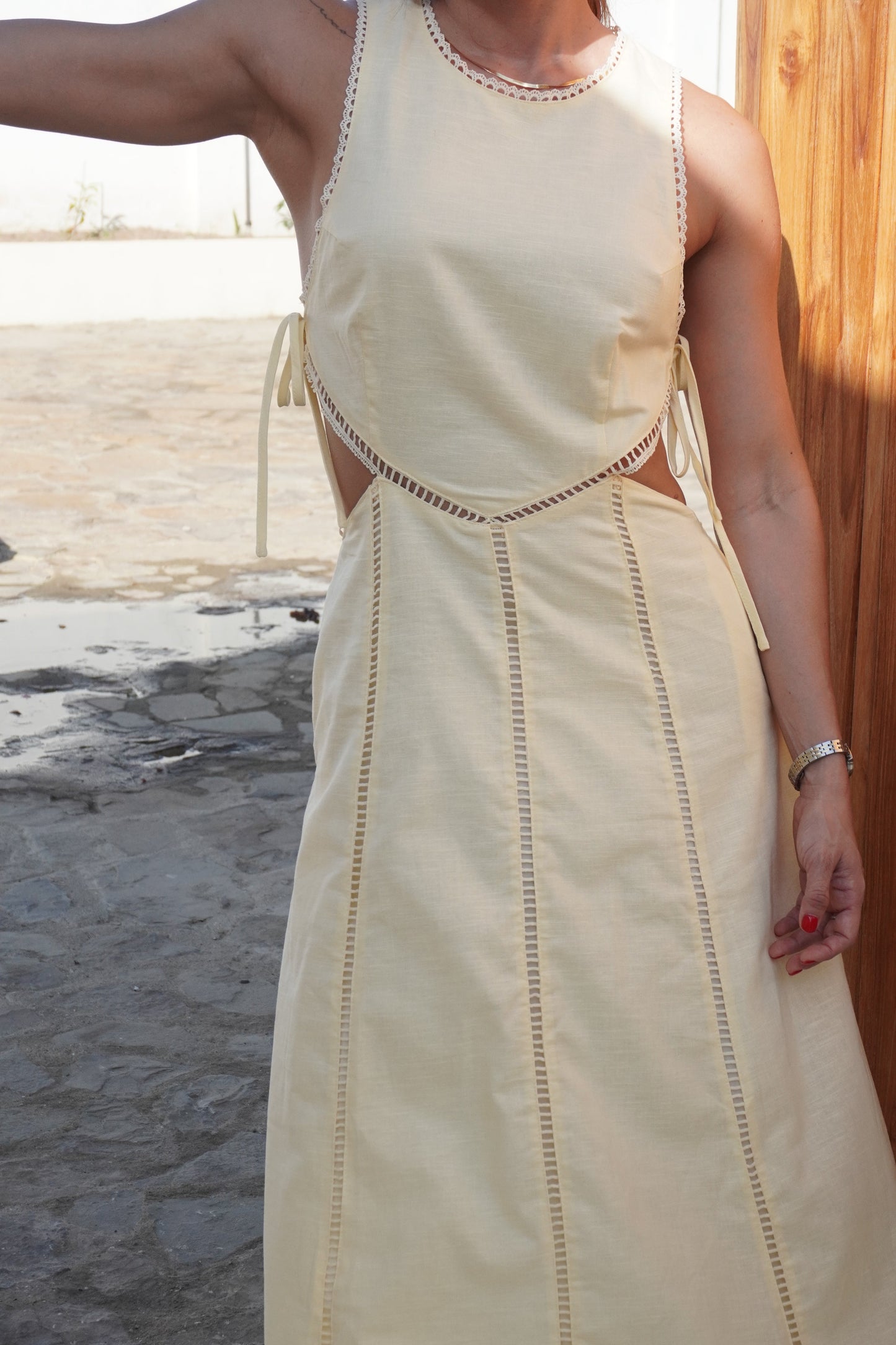 Aydee Maxi Dres Amarillo