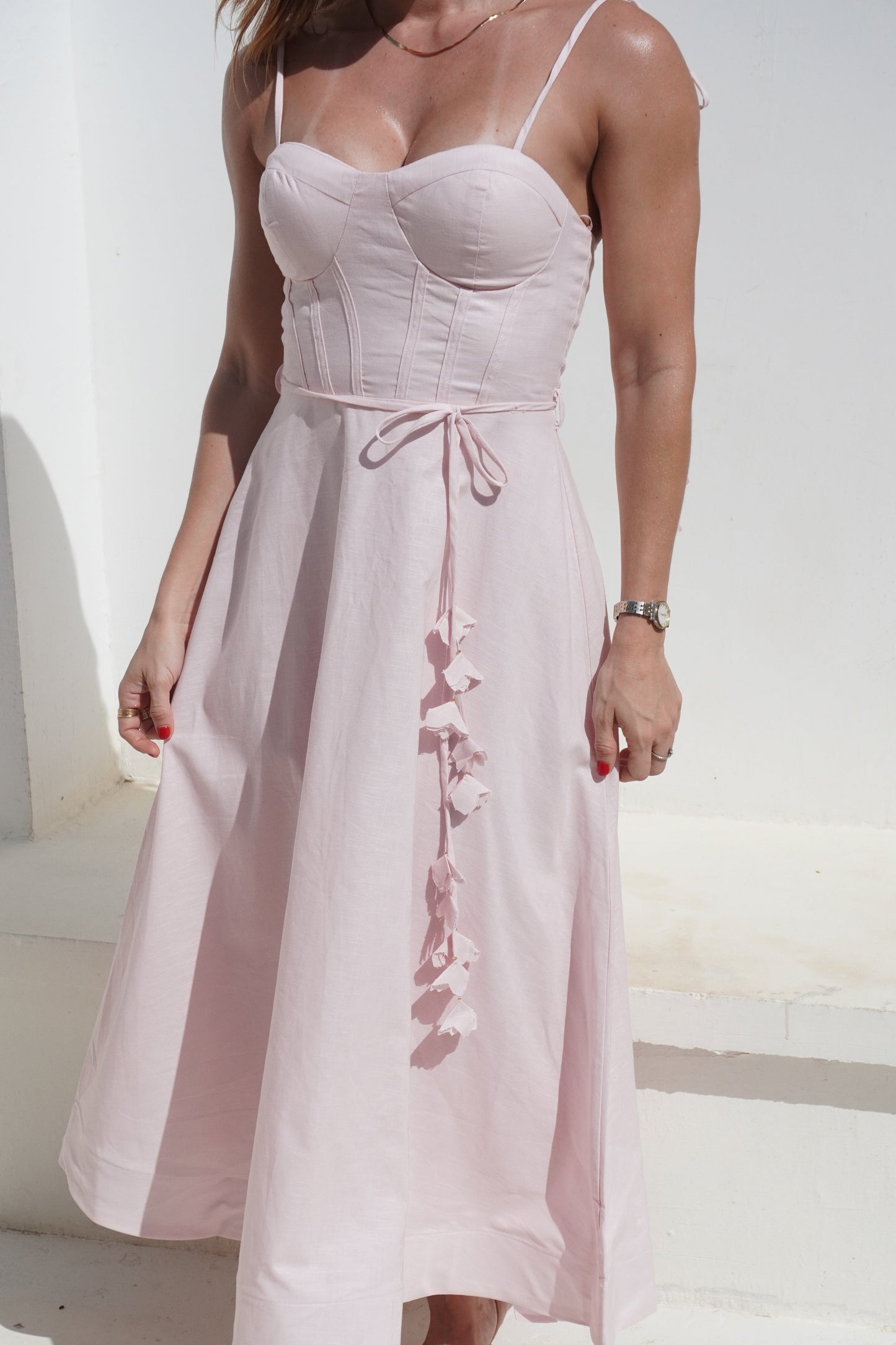 Klohe Maxi Dres Rosa