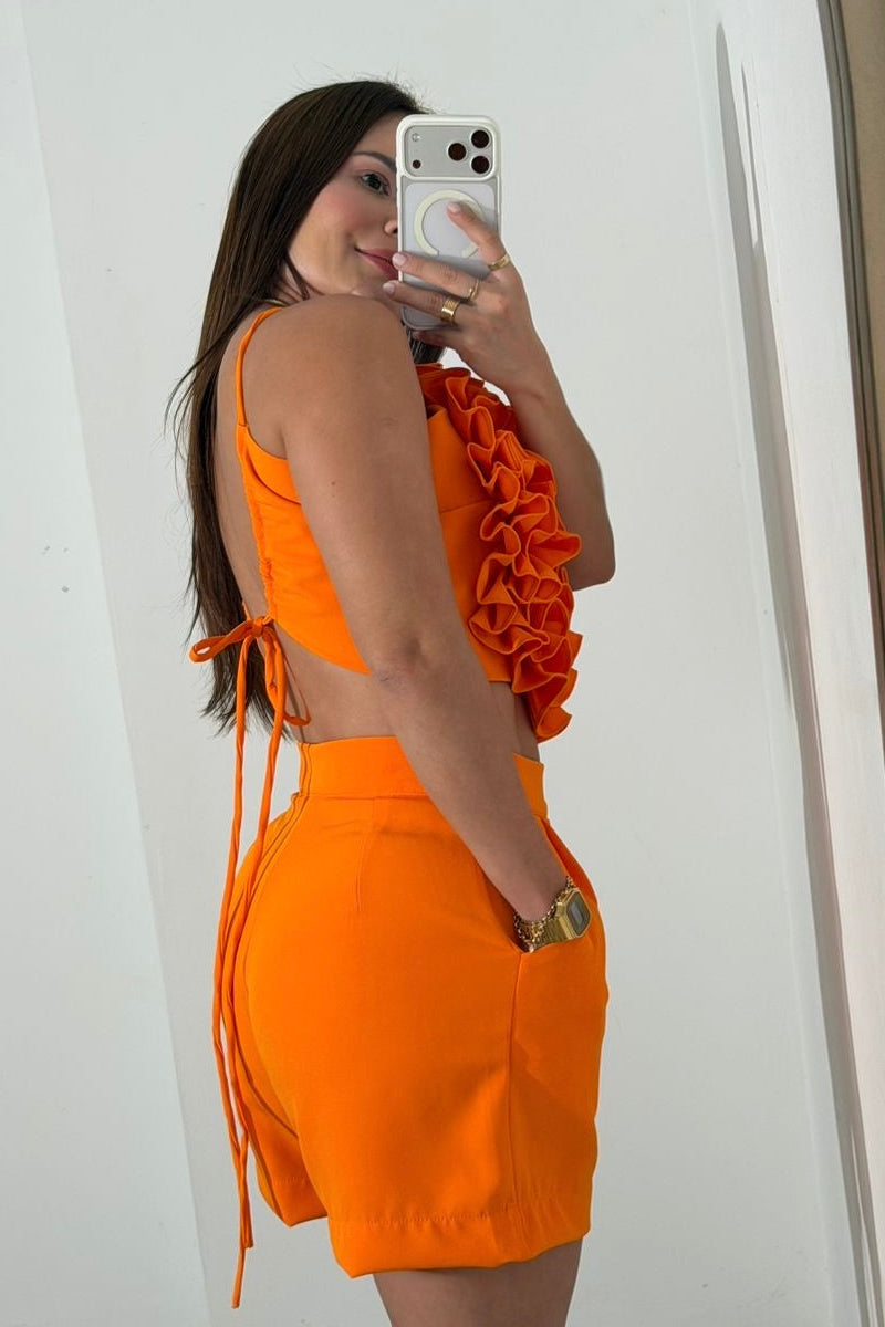 Valery Top Naranja