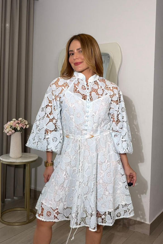 Vestido Mariposa Guipiure