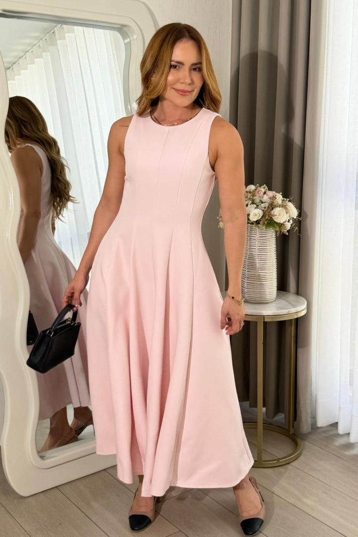 Sage Maxi Dres Rosa