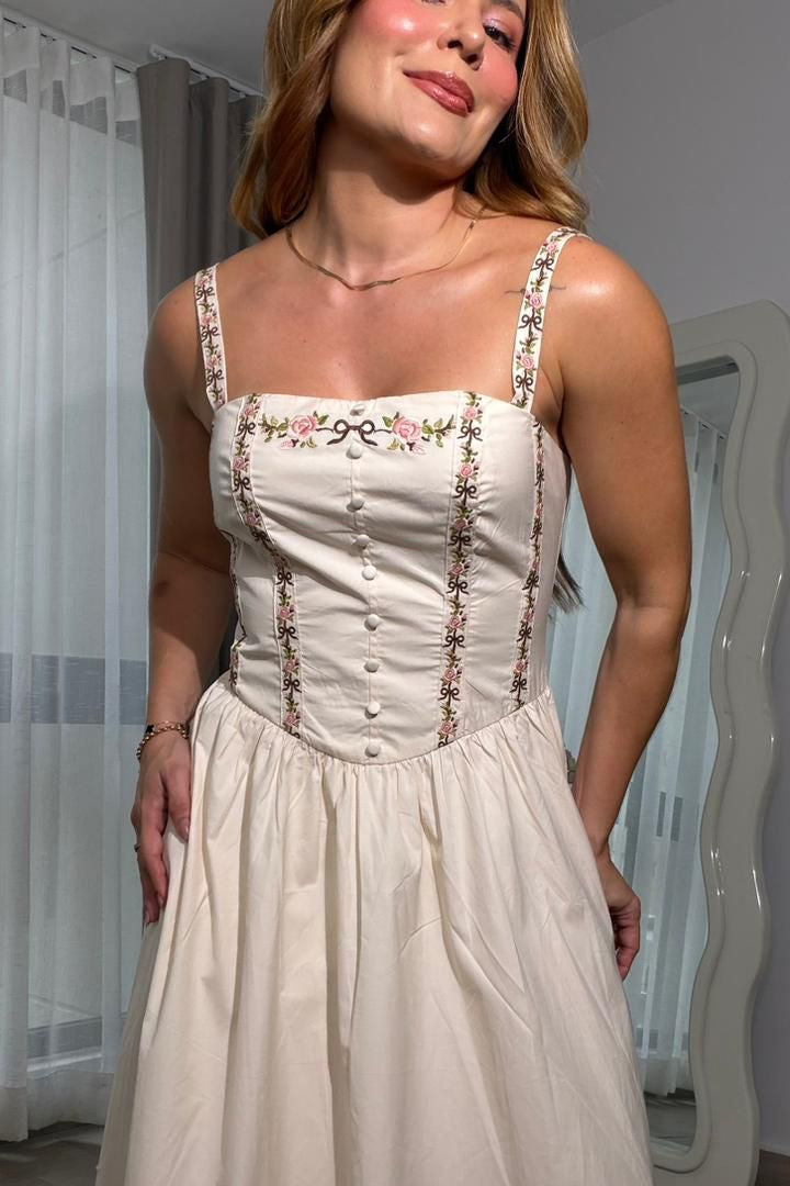 Sugar Maxi Dress Nude